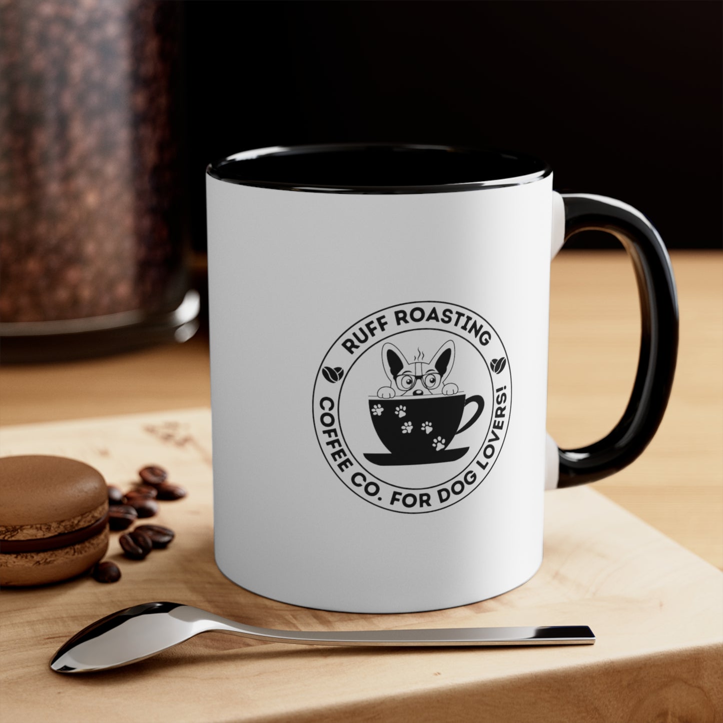 It's a Ruff Life, Accent Coffee Mug, 11oz