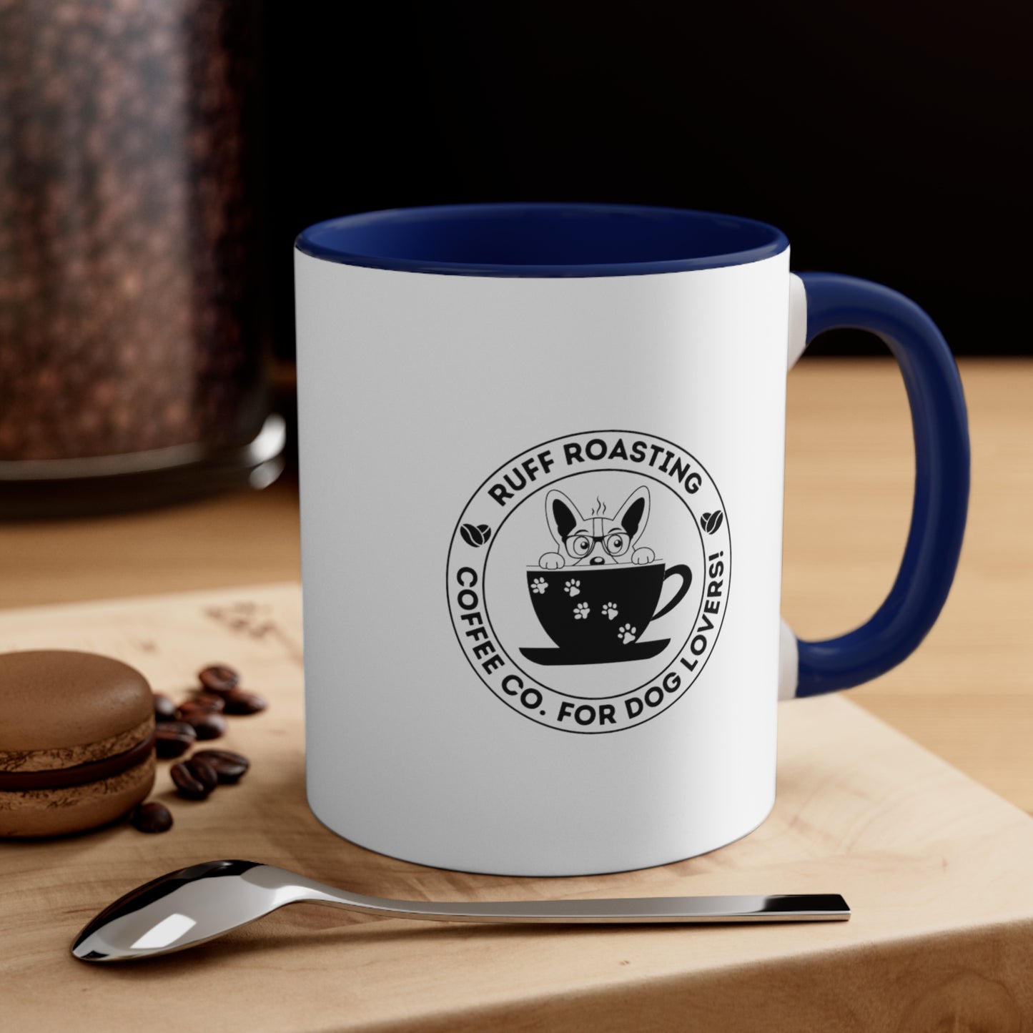 It's a Ruff Life, Accent Coffee Mug, 11oz
