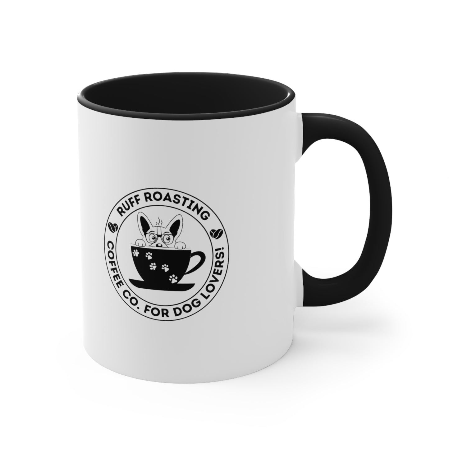 It's a Ruff Life, Accent Coffee Mug, 11oz