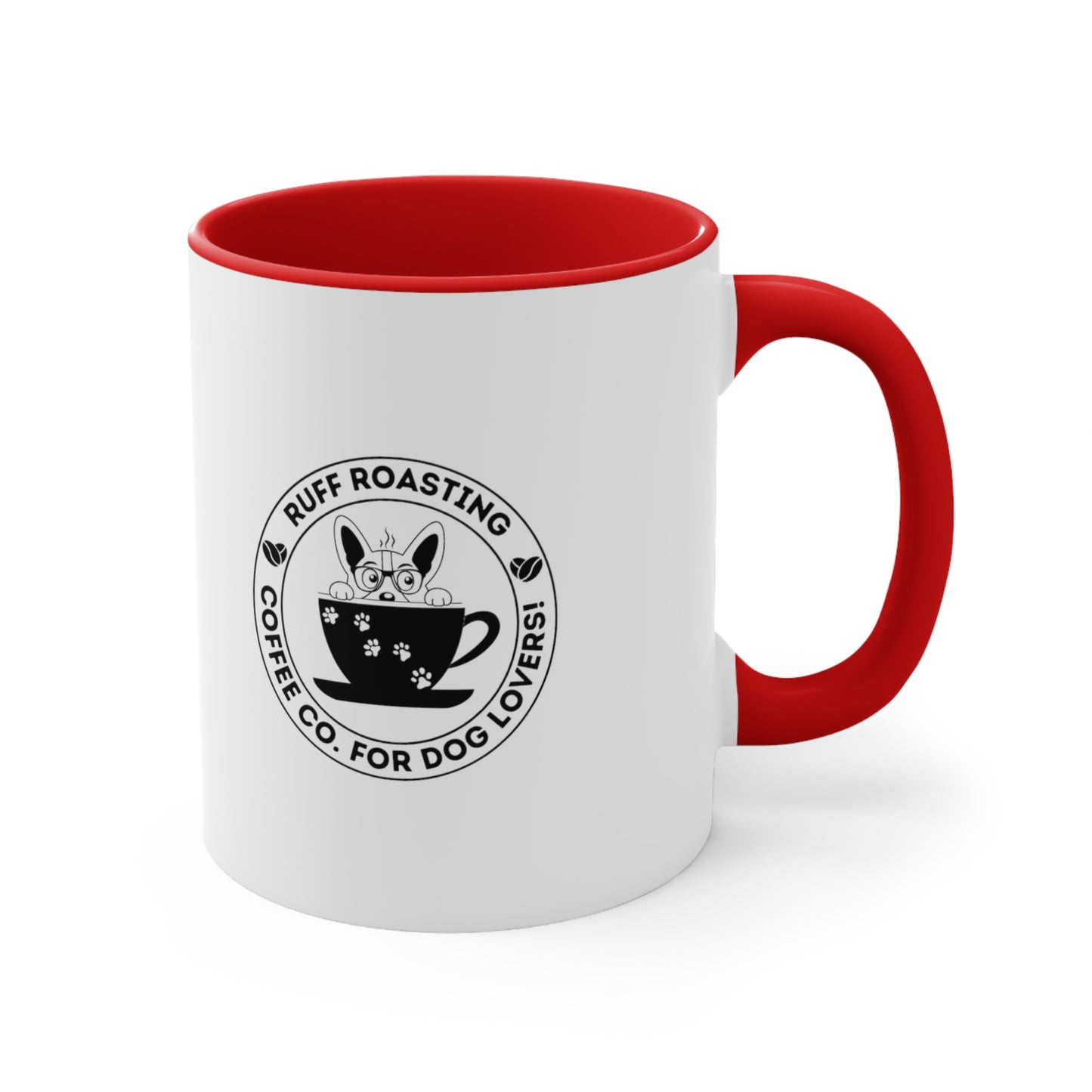 It's a Ruff Life, Accent Coffee Mug, 11oz