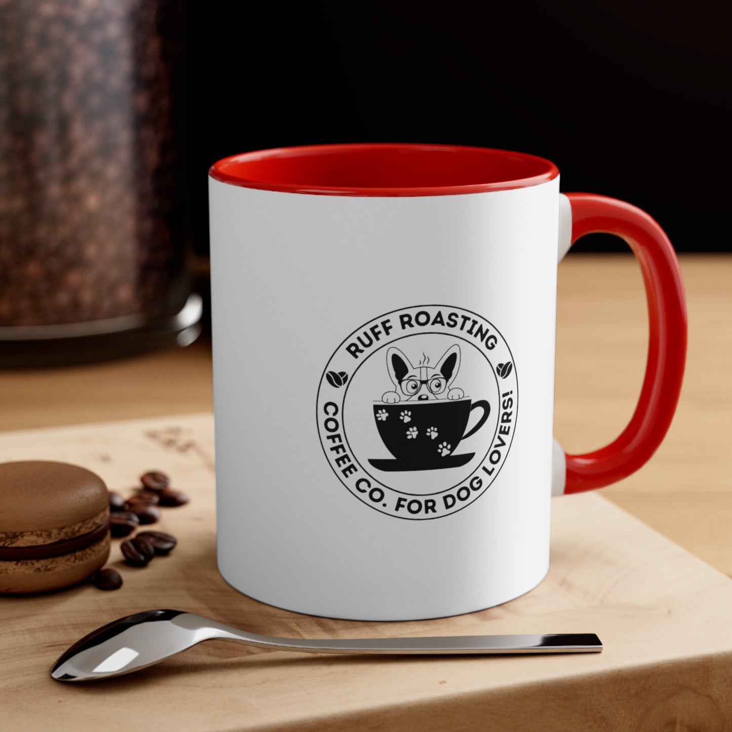 It's a Ruff Life, Accent Coffee Mug, 11oz